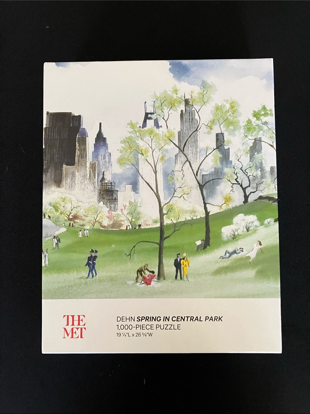 The Met Dehn "Spring in Central Park" 1000-Piece Puzzle - Green Artwork